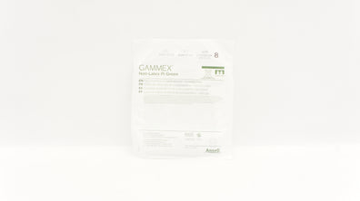 Ansell 20685280 GAMMEX® Non-Latex PI Green Surgical Gloves, Size 8
